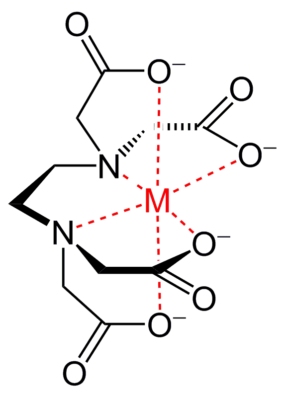 EthylenDiaminTetraAcetat Strukturformel